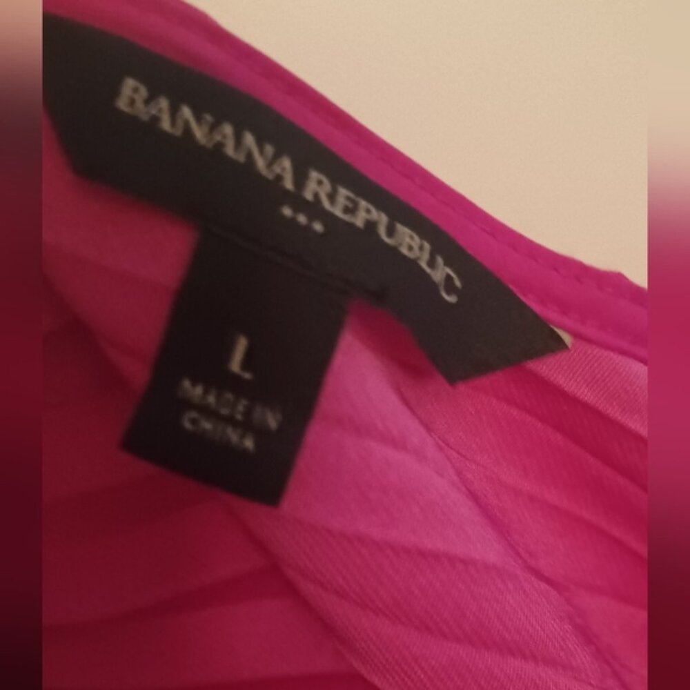 Banana Republic One Shoulder Pleated Dress - Picture 4 of 4
